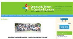 Desktop Screenshot of communityschoolforcreativeeducation.org